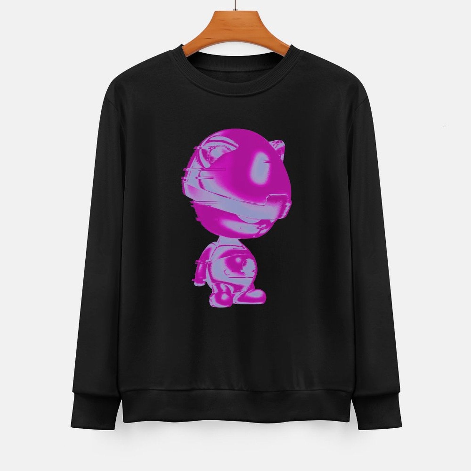 Long Sleeve With Front PatternColorfast Softstyle